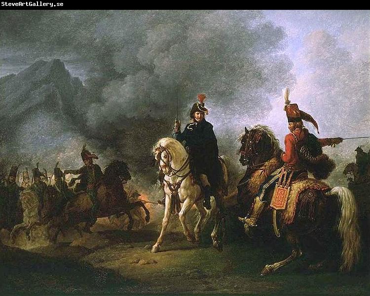 carle vernet A General with his Aide de Camp